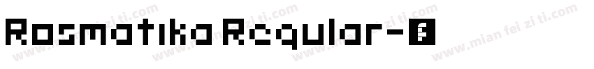 Rosmatika Regular字体转换